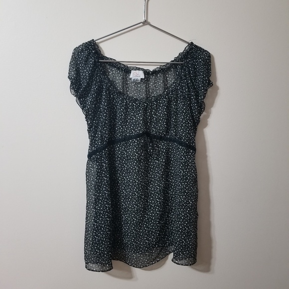 Maternity - sheer blouse - Picture 1 of 4